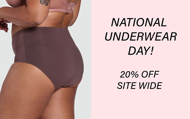 National Underwear Day 5th August -  Sale 20% Off